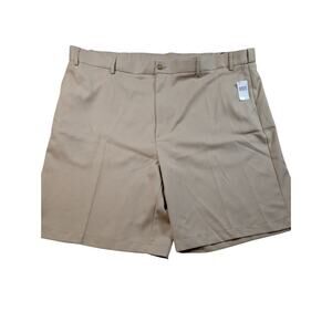 PGA TOUR Khaki Golf Shorts Size 50 NWT Golf Stretch Expandable UV50